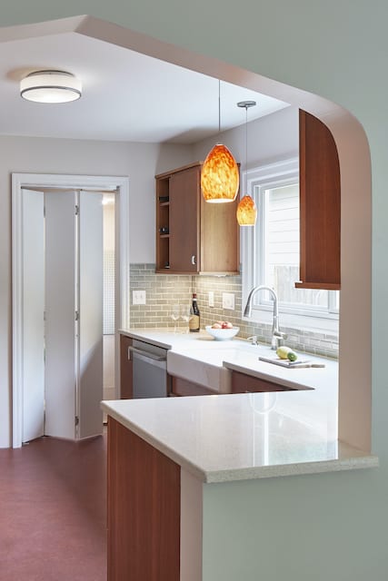 Kitchen Remodel with Arch