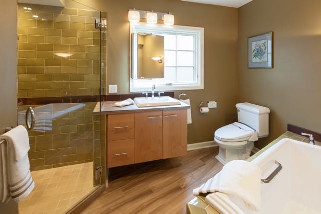 NE Northeast Portland Bathroom Remodel Spa