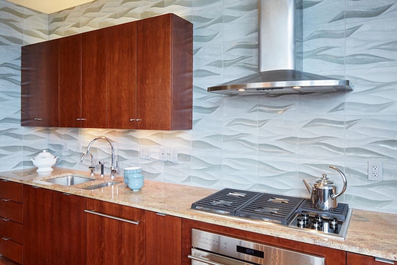 NW Portland Kitchen Remodel Condo Tile
